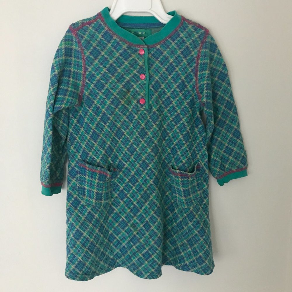 Gymboree Long Sleeve Checkered Dress Girl's M